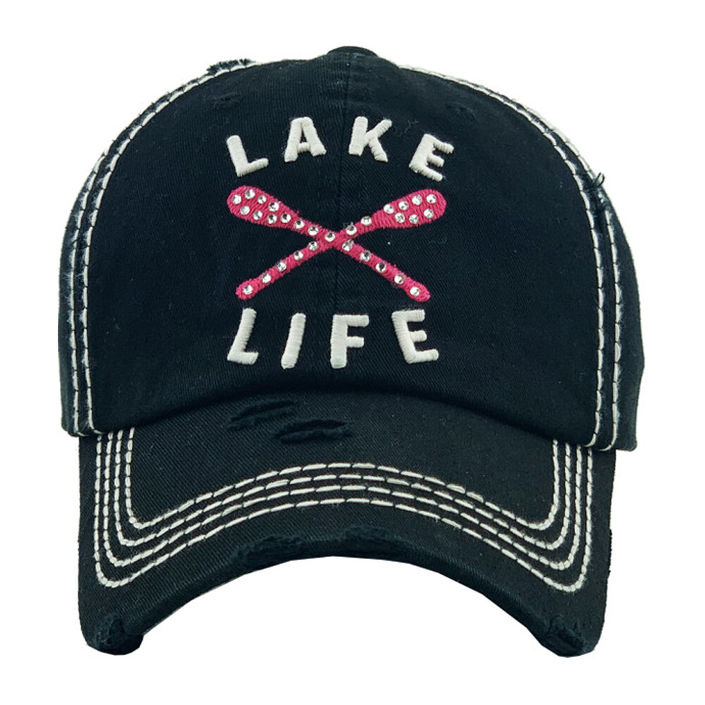 "Lake Life" Vintage Wash Baseball Cap