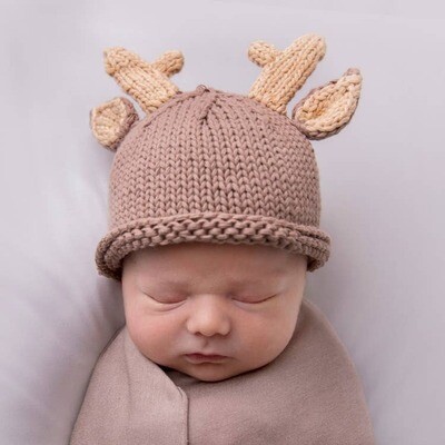 Newborn Buck Beanie Hat