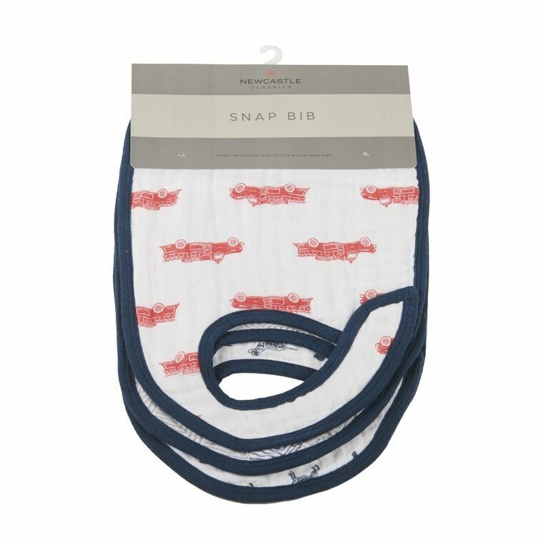 Fire Truck & Dalmatian Bibs, Set of 3 (Newcastle Classics)