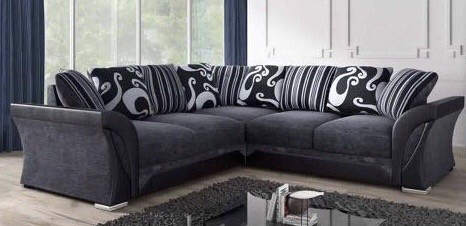 CLEARANCE- FARROW CORNER SOFA 5 SEATER - UNIVERSAL - RIGHT OR LEFT CORNER- Available In Brown Or Grey CLEARANCE- FARROW CORNER SOFA 5 SEATER - UNIVERSAL - RIGHT OR LEFT CORNER- Available In Brown Or Grey