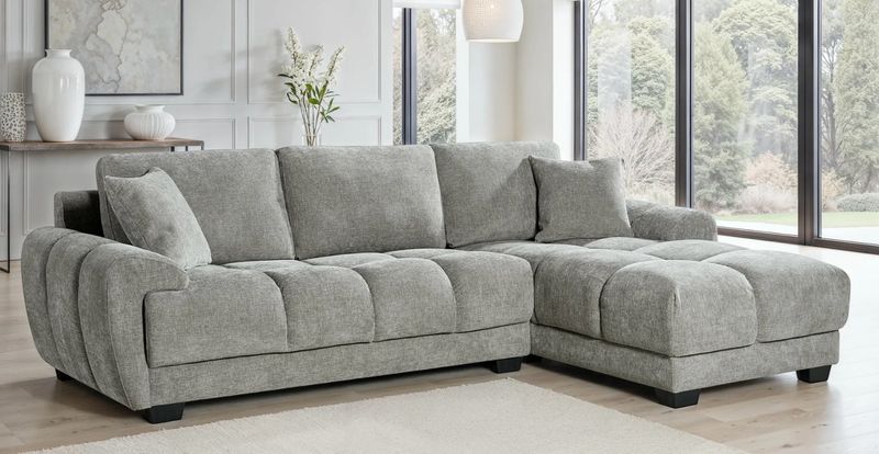 Chenille Fabric 2C1 Corner Sofa Chenille Fabric 2C1 Corner Sofa