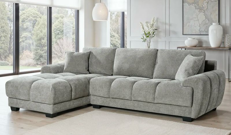 Chenille Fabric 1C2 Corner Sofa Chenille Fabric 1C2 Corner Sofa