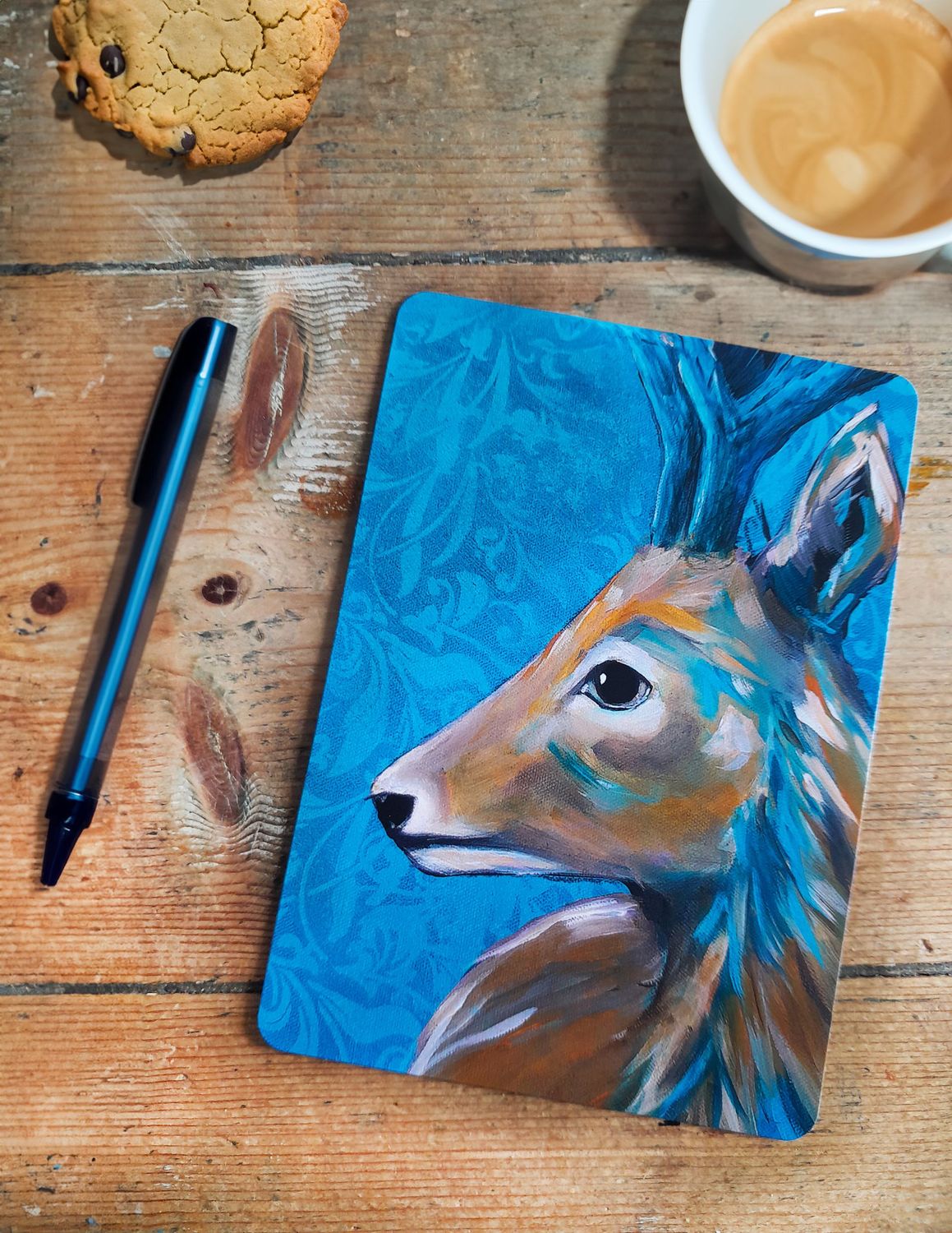 Postkarte "Rehbock"