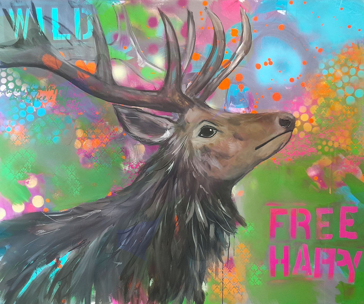 Hirsch  - wild, free & happy # 2