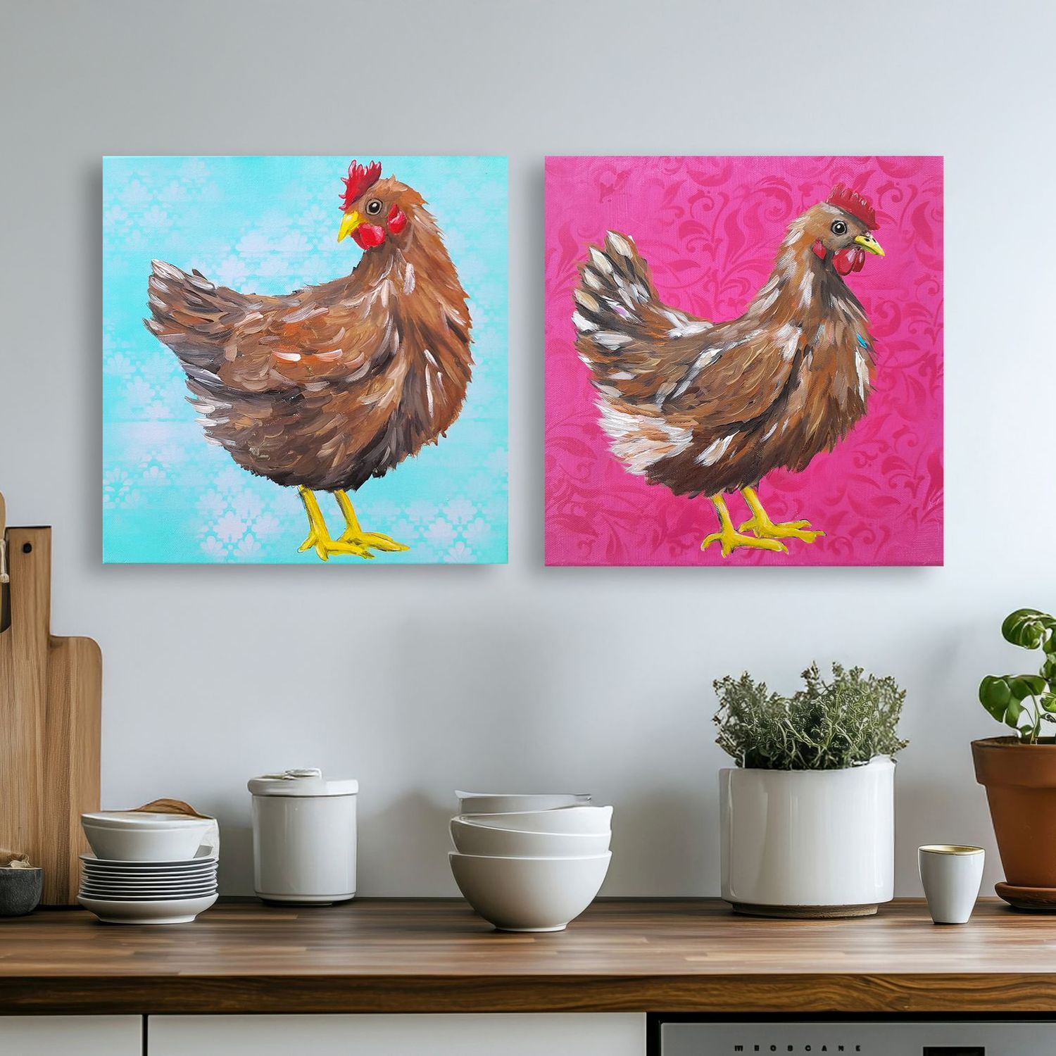 Hühnerliebe Blau - Little Friends