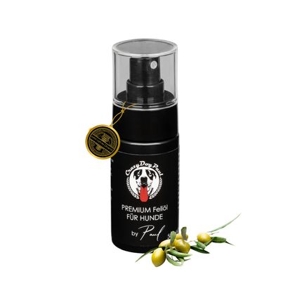 Premium Hunde Fellpflege - natürlicher Schutz vor Zecken, Flöhen, Milben & Läusen, für gesundes und glänzendes Fell - aus Olivenöl Premium Hunde Fellpflege - natürlicher Schutz vor Zecken, Flöhen, Milben & Läusen, für gesundes und glänzendes Fell - aus Olivenöl