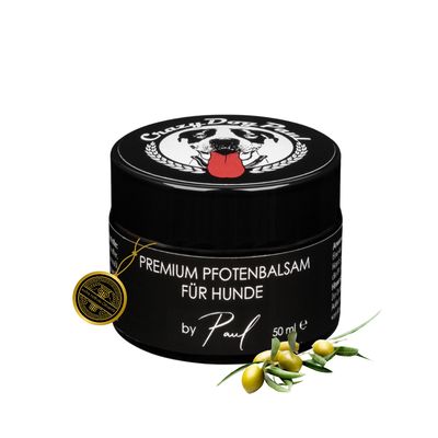 Premium Hunde Pfotenbalsam aus Olivenöl - Schutz & Pflege für empfindliche Hundepfoten Premium Hunde Pfotenbalsam aus Olivenöl - Schutz & Pflege für empfindliche Hundepfoten