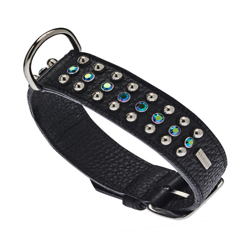 Hundehalsband BRIGHT by Malucchi aus weichen Rindsleder - für große Hunde, Breite 4 cm, tolle Farben Hundehalsband BRIGHT by Malucchi aus weichen Rindsleder - für große Hunde, Breite 4 cm, tolle Farben