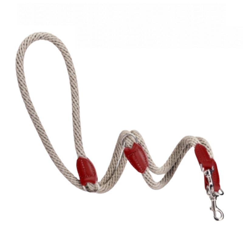 Trainings-Hundeleine TREKKER aus Baumwollseilen mit feinstem Rinder-Leder by Malucchi für mittelgroße und große Hunde in vielen Farben Trainings-Hundeleine TREKKER aus Baumwollseilen mit feinstem Rinder-Leder by Malucchi für mittelgroße und große Hunde in vielen Farben