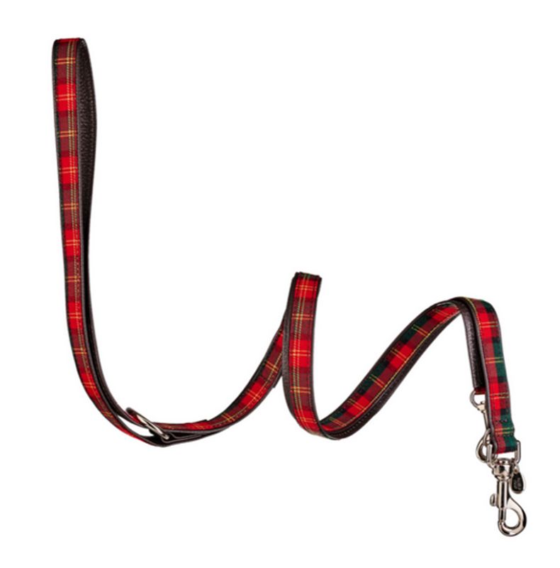 Hunde-Trainingsleine TARTAN mit Karomuster – Ein zeitloser Klassiker, Luxuriöse Baumwolle und weiches Kalbsleder. Stilvolles Design trifft auf Komfort Hunde-Trainingsleine TARTAN mit Karomuster – Ein zeitloser Klassiker, Luxuriöse Baumwolle und weiches Kalbsleder. Stilvolles Design trifft auf Komfort