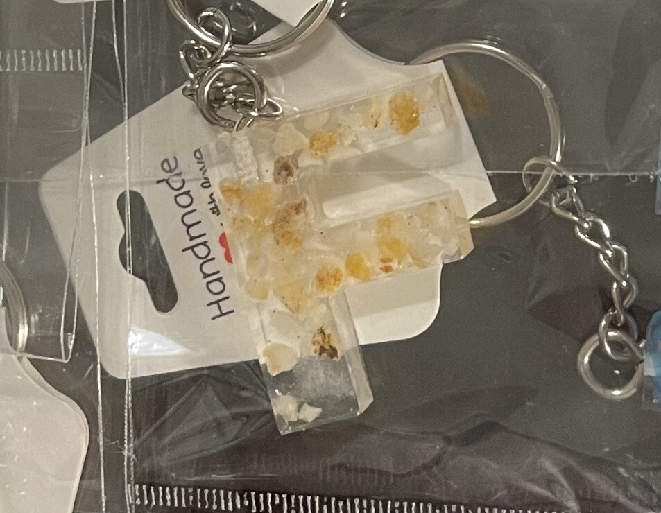 Letter F Keychain