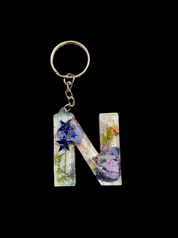 N Letter Keychain