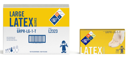 LATEX GLOVES POWDER FREE