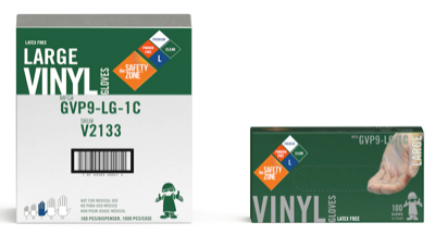 VINYL GLOVES POWDER FREE