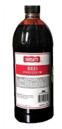 HARTLEY&#39;S RED FOOD COLORING