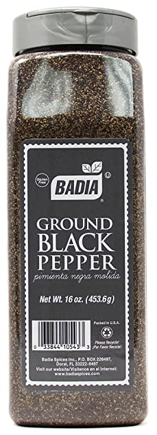 BADIA BLACK PEPPER GROUND 16oz