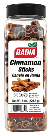 BADIA CINNAMON STICKS 8oz