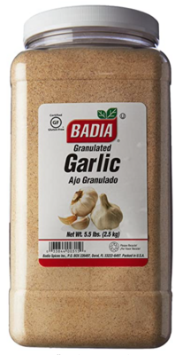 BADIA GRANULATED GARLIC 5.5LB