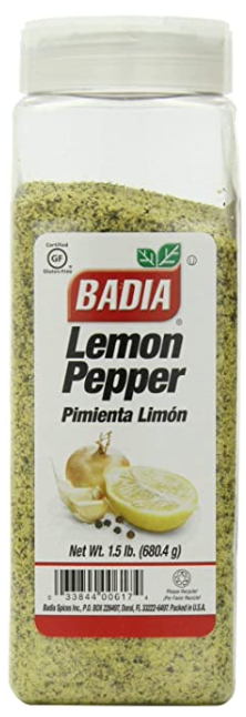 BADIA LEMON PEPPER 1.5 LB