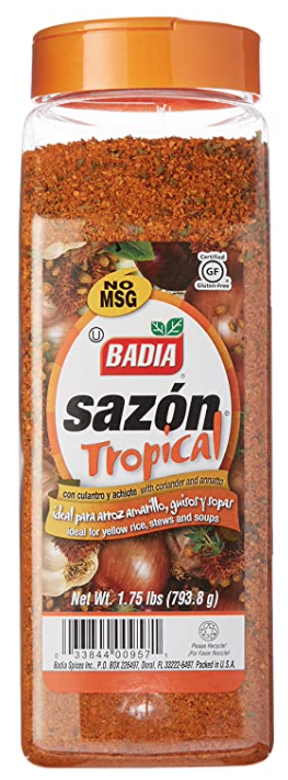 BADIA SAZON TROPICAL ANNATTO CORIANDER