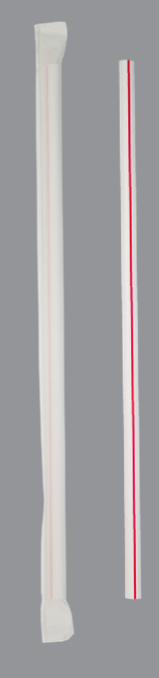 7&quot; JUMBO STRAWS - WRAPPED