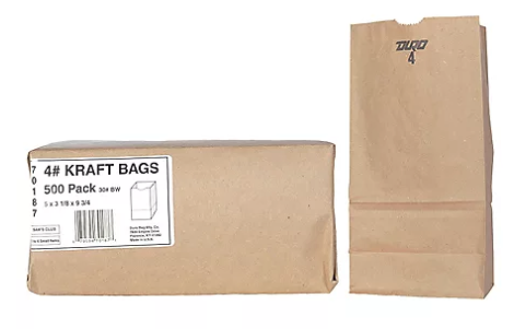 PAPER BAG 4# KRAFT