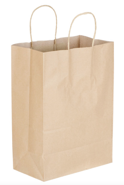 PAPER BAG WITH HANDLES LARGE