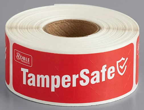 TAMPER SAFE - LABEL