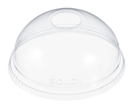 LID CLEAR DOME NARROW  HOLE 12/16/20/24Z