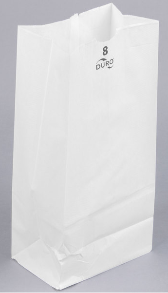 PAPER BAG 8# WHITE