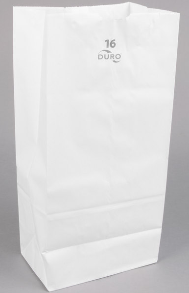 PAPER BAG 16# WHITE