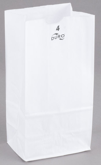 PAPER BAG 4# WHITE