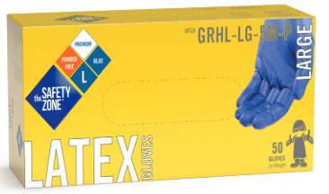 LATEX GLOVES HD - LIGHT BLUE