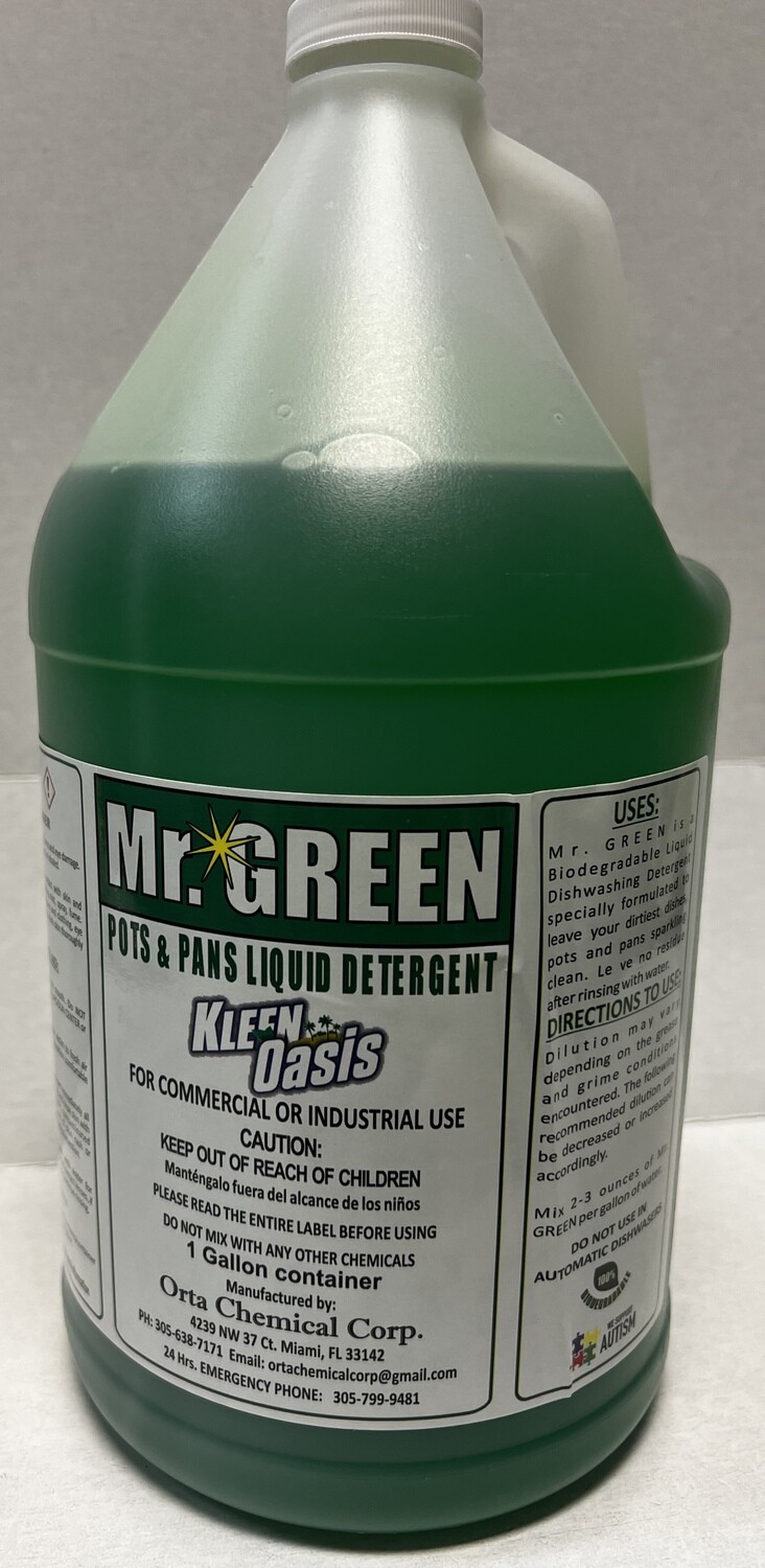 MR GREEN LIQUID DETERGENT