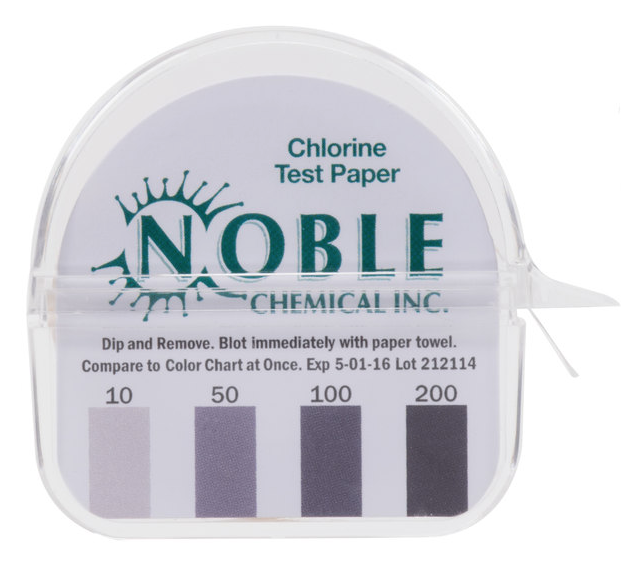 CHLORINE TEST PAPER