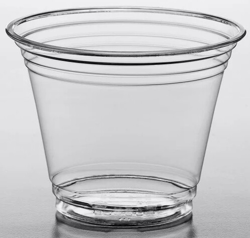 CLEAR CUP 9 OZ