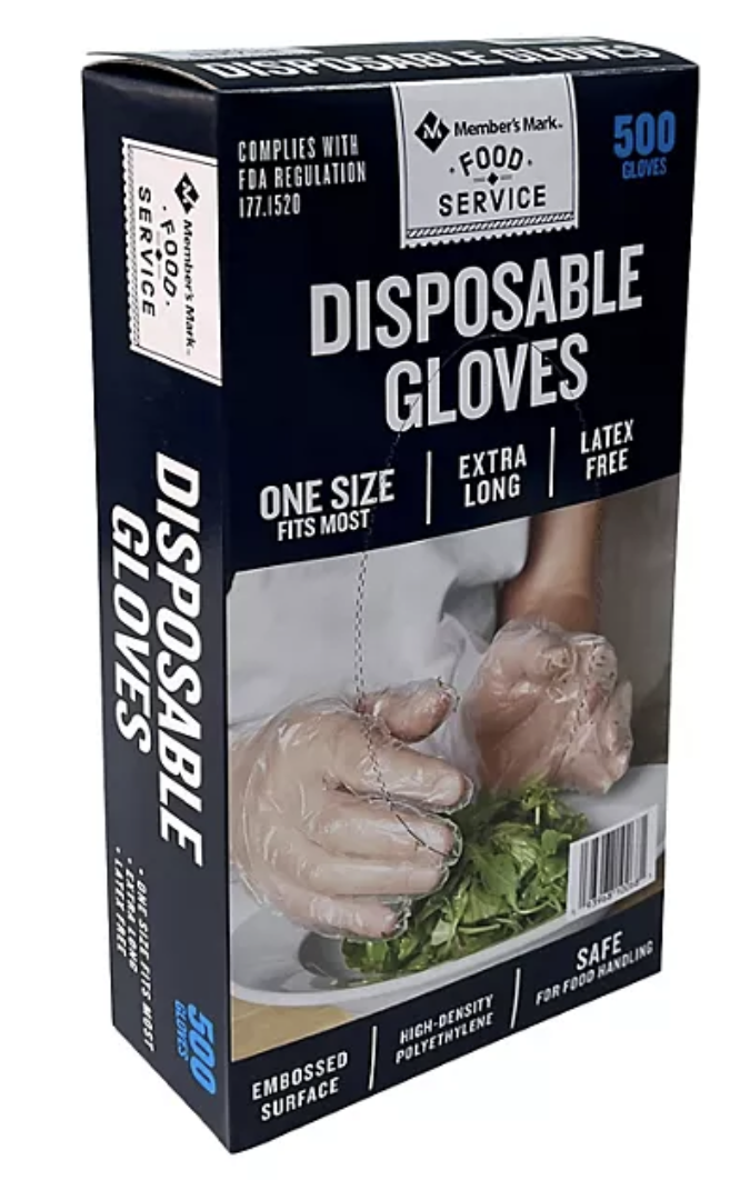 POLY GLOVES POWDER FREE