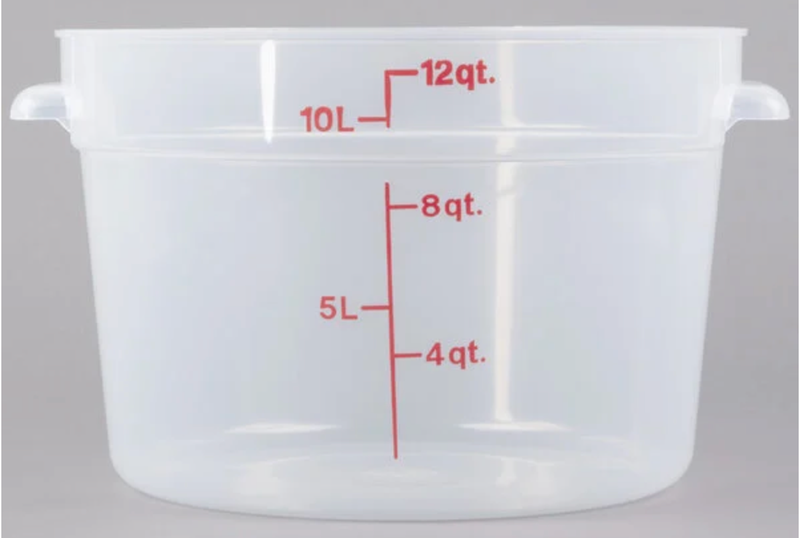 12 Qt ROUND CONTAINER