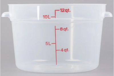 12 Qt ROUND CONTAINER
