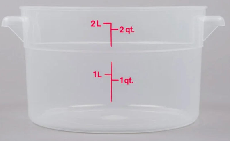 2 Qt ROUND CONTAINER