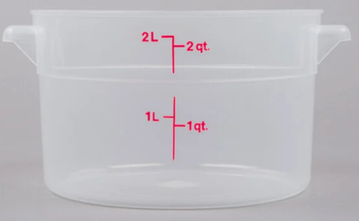 2 Qt ROUND CONTAINER