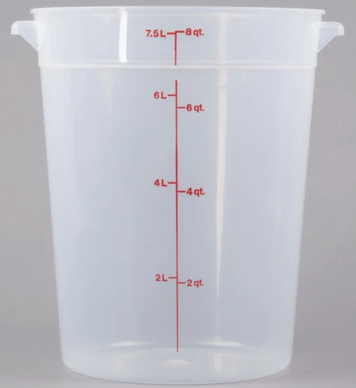 8 Qt ROUND CONTAINER