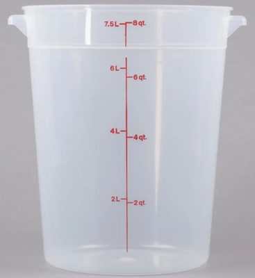 8 Qt ROUND CONTAINER