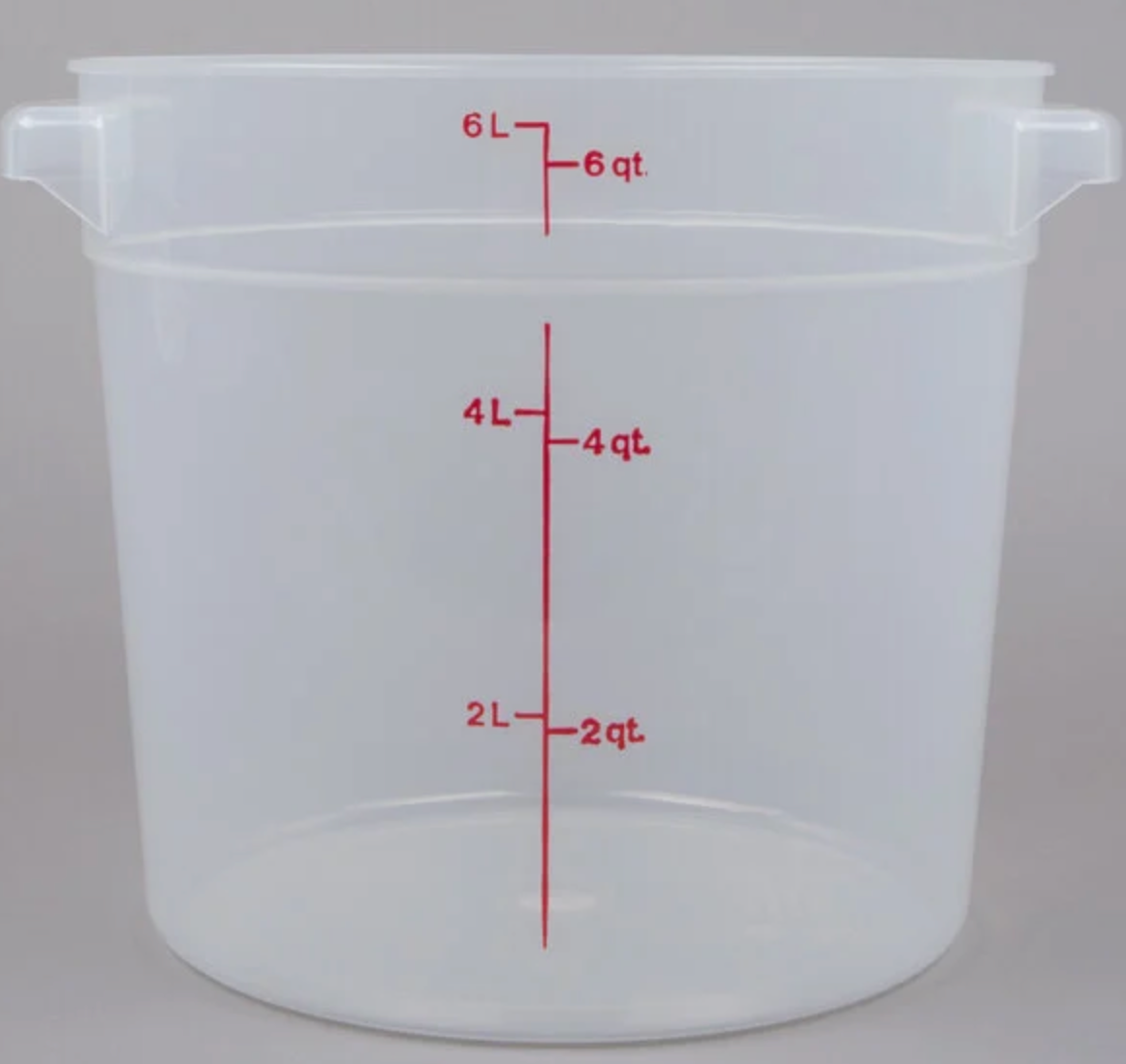 6 Qt ROUND CONTAINER