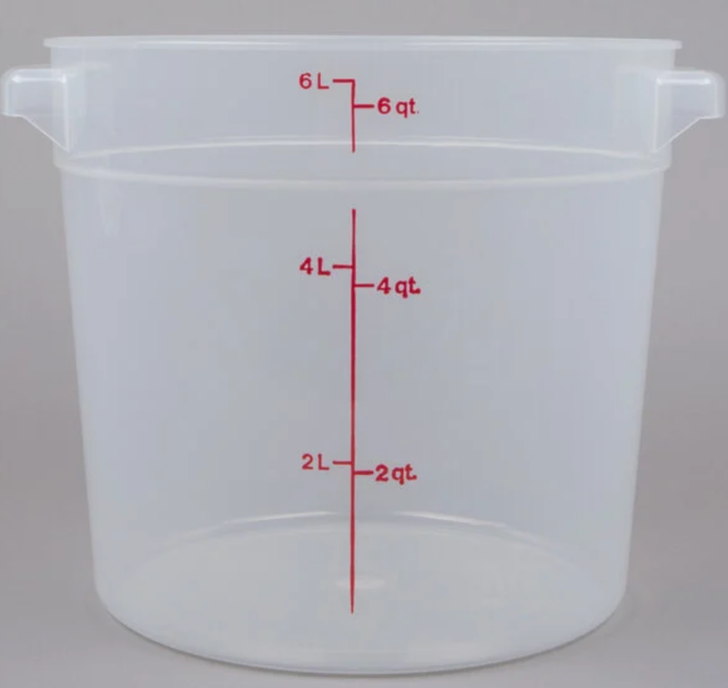 6 Qt ROUND CONTAINER