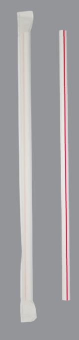 7&quot; JUMBO STRAWS - WRAPPED