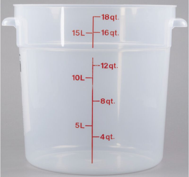 18 Qt ROUND CONTAINER