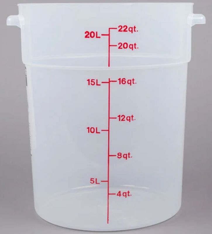22 Qt ROUND CONTAINER