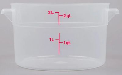 2 Qt ROUND CONTAINER