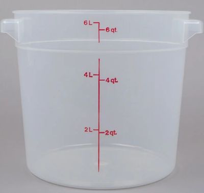 6 Qt ROUND CONTAINER